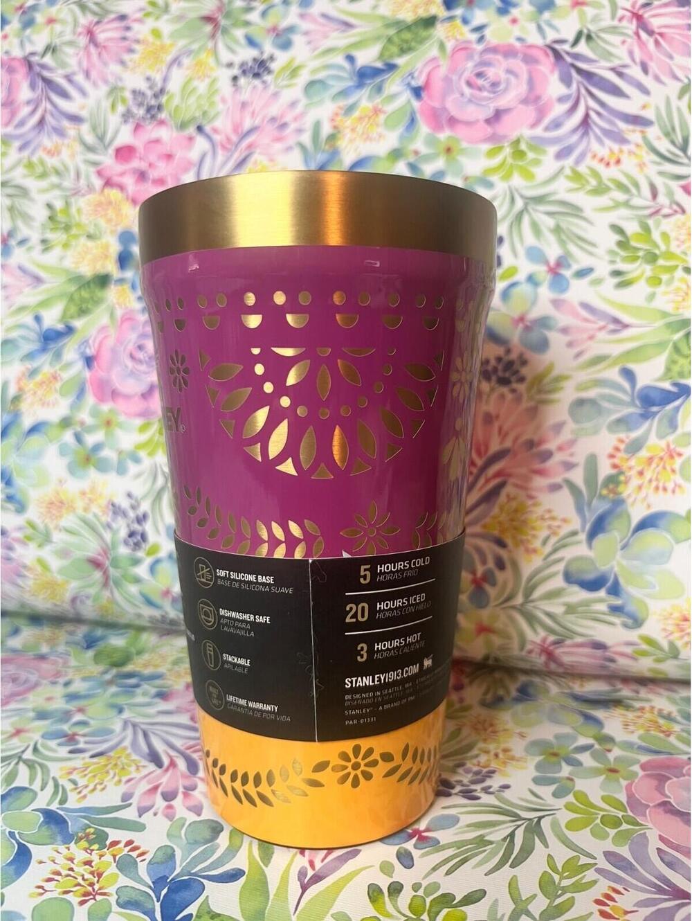 Stanley Sunrise Catrina, Everyday Tumbler, Los Muertos Collection, 16oz BNWT - Picture 3 of 9
